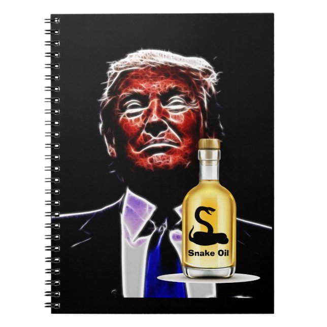 Snake Oil Salesman Notebook Notizblock (Vorderseite)