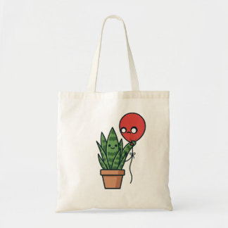 Snake plant and balloon Tote Bag Tragetasche