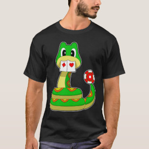 Snake Poker Karten T-Shirt