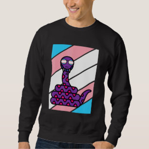 Snake Pride Transgender Flag LGBTQ Stolz Alleinsto Sweatshirt