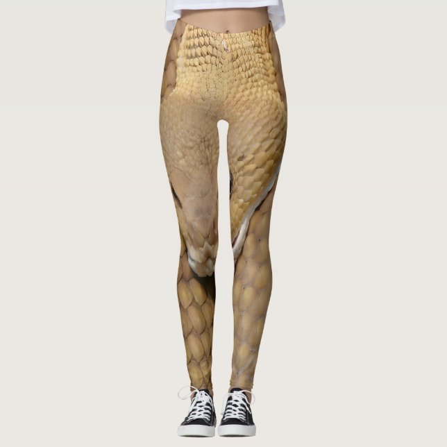 Snake Print Tights Snake Skin Tights Leggings (Vorderseite)