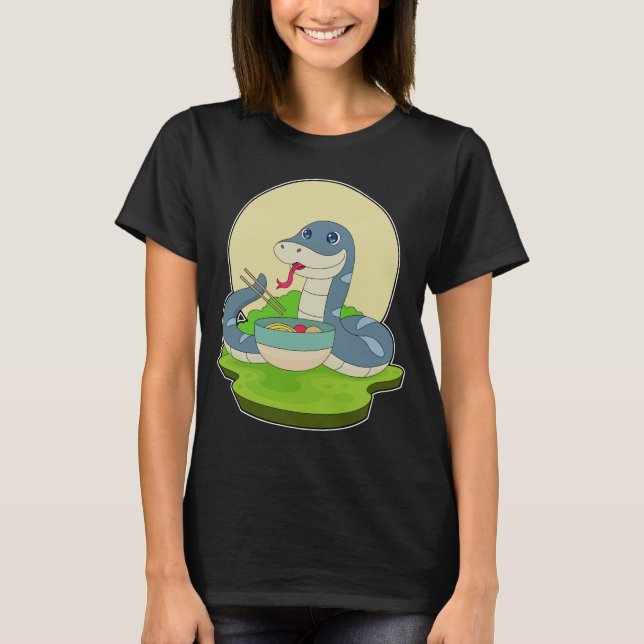 Snake Ramen T-Shirt (Vorderseite)