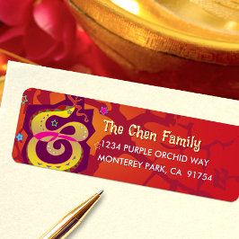 Snake Red 2025 Chinesischer Lunar Neujahr Cool Mod