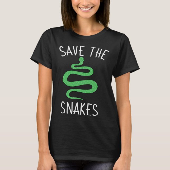 Snake Reptile  Herpetologist Ophiologist Ophiology T-Shirt (Vorderseite)