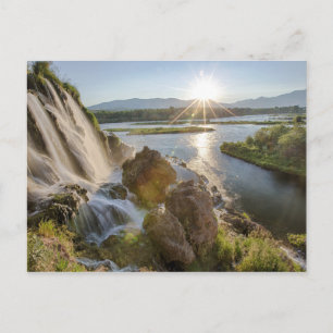 Snake River and Falls, Idaho Postkarte