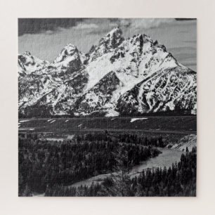 Snake River Biegung - großartiges Teton - 20x20 - Puzzle