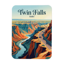 Snake River Canyon Rand Idaho Magnet
