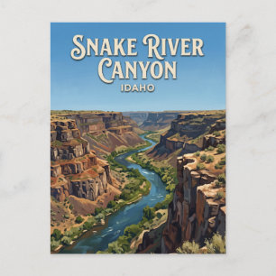 Snake River Canyon Twin Falls Postkarte