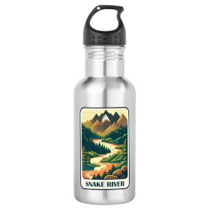 Snake River Idaho Colors Edelstahlflasche