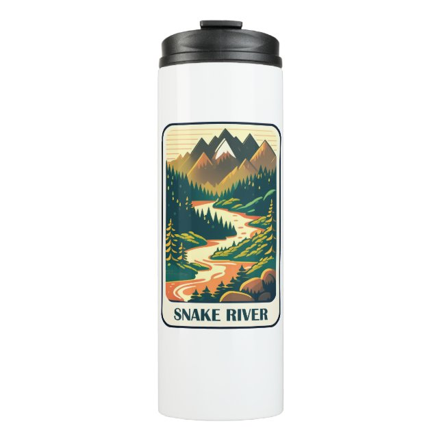 Snake River Idaho Colors Thermosbecher (Vorderseite)