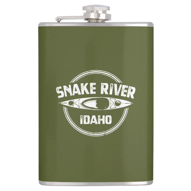 Snake River Idaho Flachmann (Vorderseite)