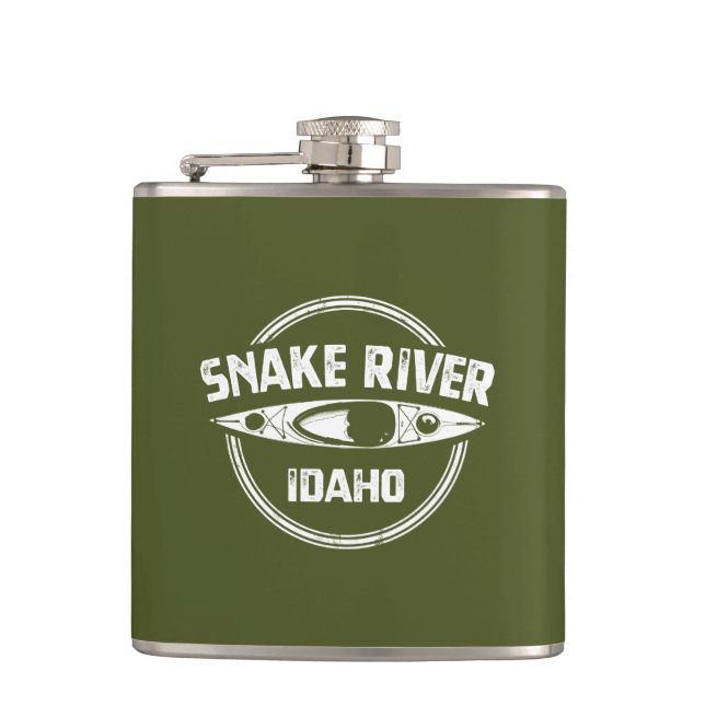 Snake River Idaho Flachmann (Vorderseite)