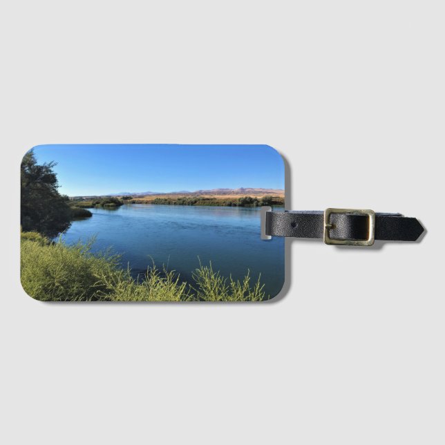 Snake River, Melba, ID Gepäckanhänger (Vorderseite (Horizontal))