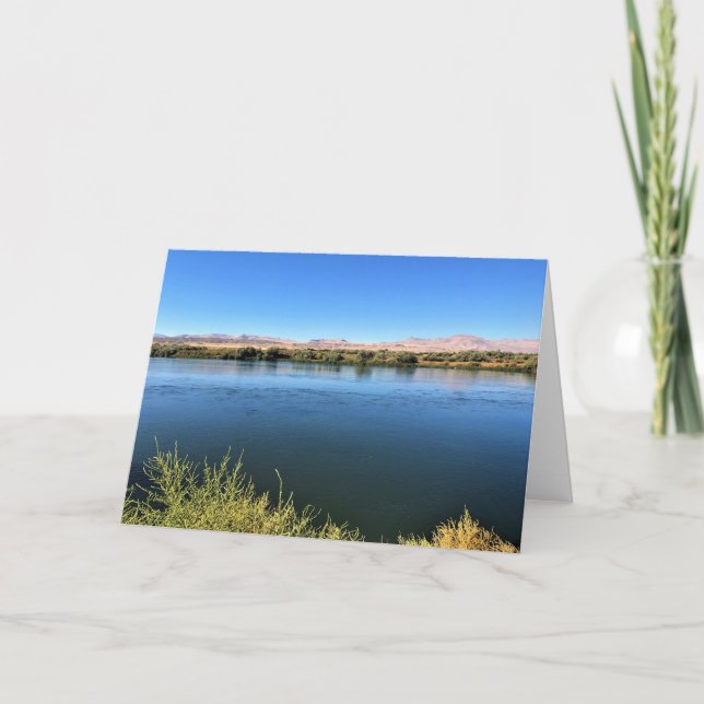 Snake River, Melba, ID Karte (Vorderseite)
