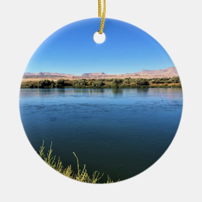 Snake River, Melba, ID Keramik Ornament (Vorne)