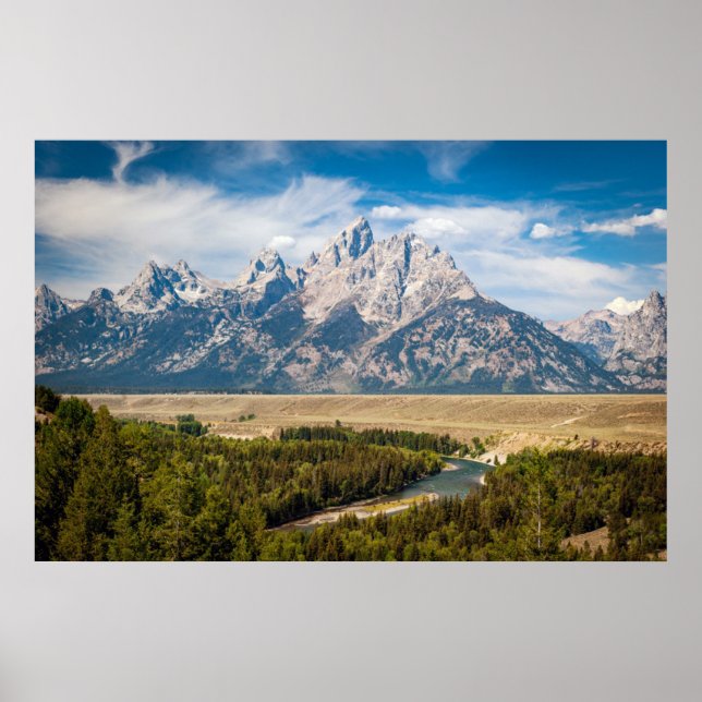Snake River Overlook | Grand Teton National Park Poster (Vorne)