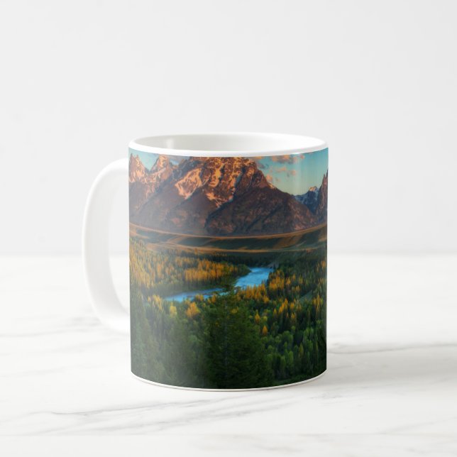 Snake River Overlook Kaffeetasse (Vorderseite Links)