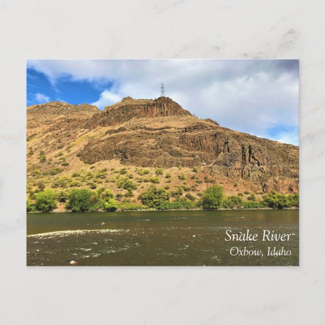 Snake River, Oxbow, Idaho Postkarte (Vorderseite)