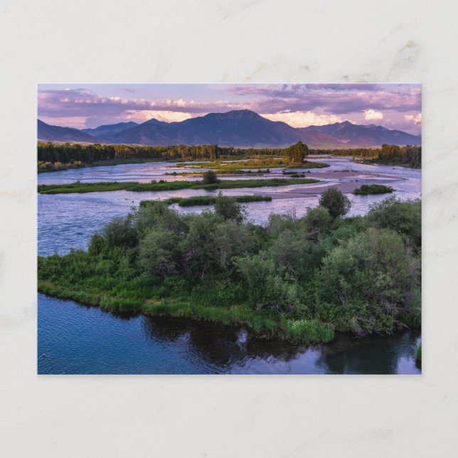 Snake River Sunset - Swan Valley - Idaho Postkarte (Vorderseite)
