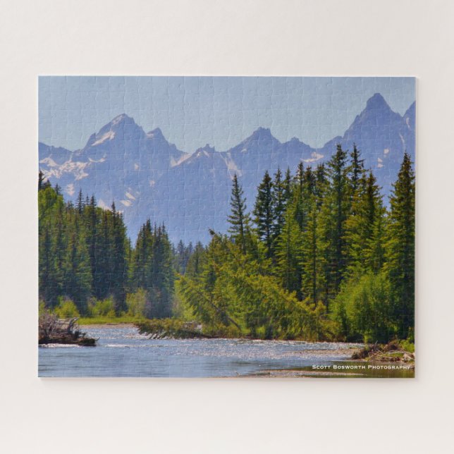 Snake River u. großartiges Tetons - Wyoming Puzzle (Horizontal)