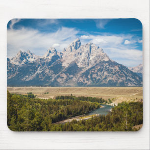 Snake River übersehen großartigen Teton Mousepad