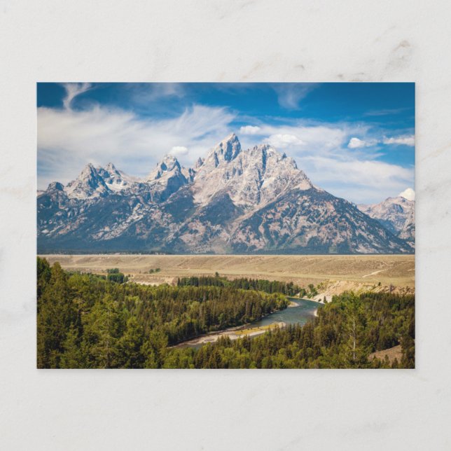 Snake River übersehen | großartigen Teton Postkarte (Vorderseite)