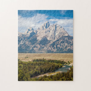Snake River übersehen großartigen Teton Puzzle