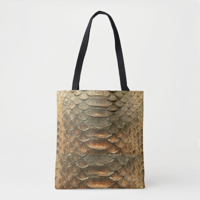Snake Skin Design Tote Bag (Vorderseite)