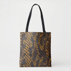 Snake Skin Design Tote Bag