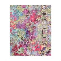 Snake Skin Pattern Fleece Blanket Bold Vibranchen