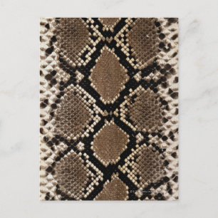 Snake Skin Postkarte