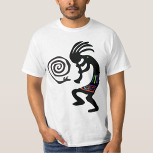 Snake Sun Petroglyphs Kokopelli T - Shirt