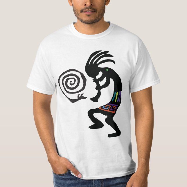 Snake Sun Petroglyphs Kokopelli T - Shirt (Vorderseite)