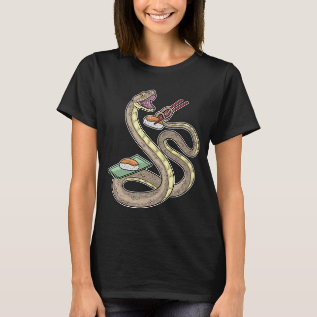 Snake Sushi T-Shirt (Vorderseite)