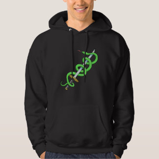Snake Sword Reptile Herpetologin Herpetology Hoodie