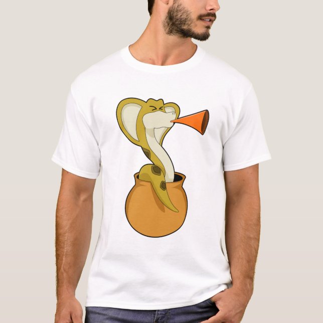 Snake Trumpet Music T-Shirt (Vorderseite)