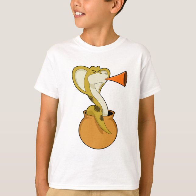 Snake Trumpet Music T-Shirt (Vorderseite)