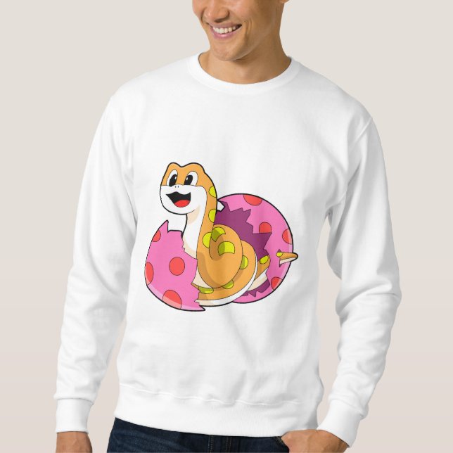 Snake with Egg Sweatshirt (Vorderseite)