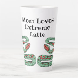 Snake World: Mama Lieben Extreme Latte. Milchtasse