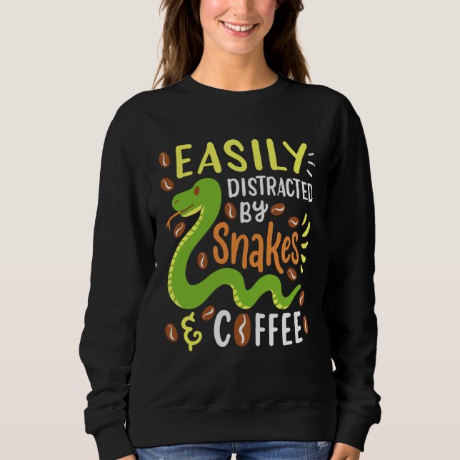 Snakes and Coffee Sweatshirt (Vorderseite)