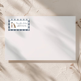 Snakes, Snails & Puppy Tails -return address label Adressaufkleber