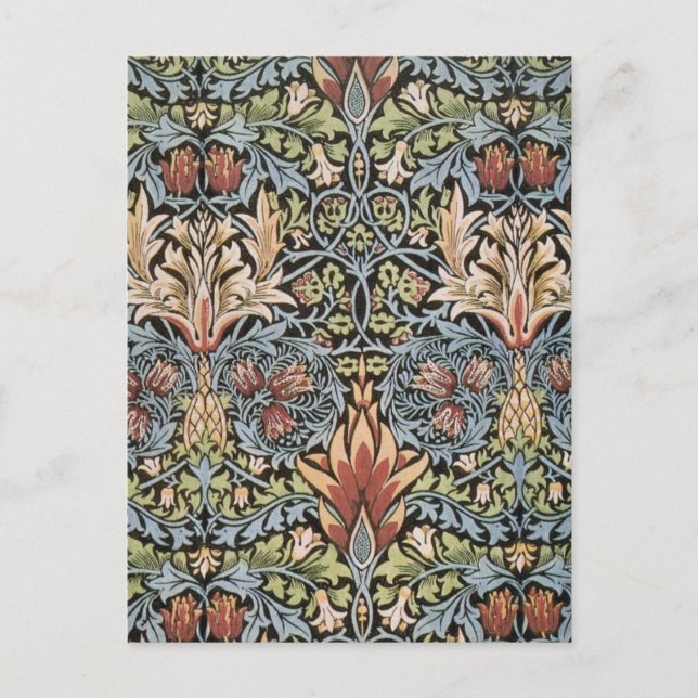 Snakeshead Design von William Morris Postkarte (Vorderseite)