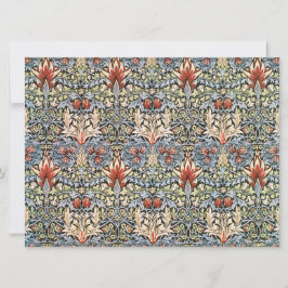 Snakeshead Pattern (von William Morris) Karte