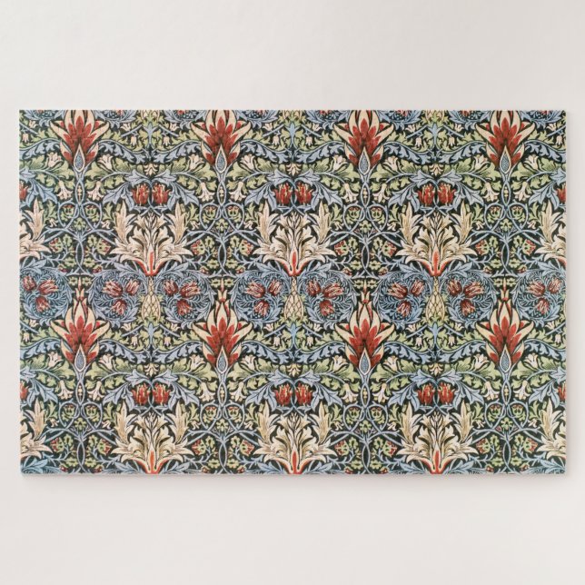 Snakeshead Pattern (von William Morris) Puzzle (Horizontal)