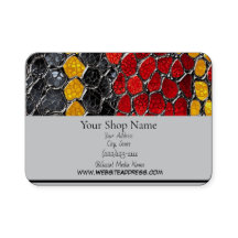 Snakeskin-Design, 3,5 Zoll x 2,0 Zoll