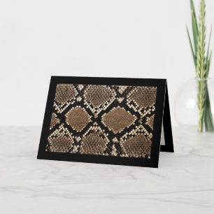 Snakeskin Pattern Karte