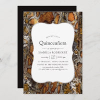 Snakeskin Pattern Quinceanera