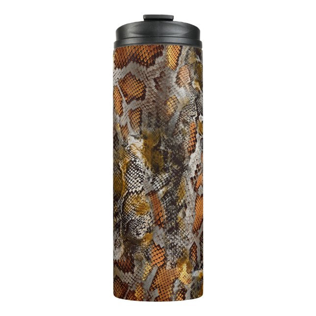 Snakeskin Pattern Thermosbecher (Vorderseite)