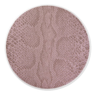 Snakeskin Print Keramikknauf