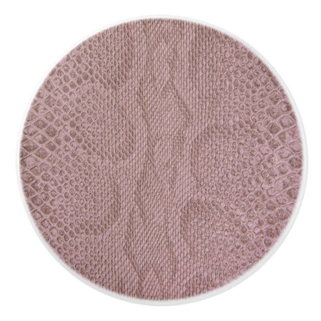 Snakeskin Print Keramikknauf (Vorderseite)